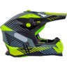 capacete mattos racing atomic fluor cinza