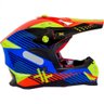 capacete mattos racing atomic azul vermelho