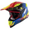 capacete mattos racing atomic azul vermelho