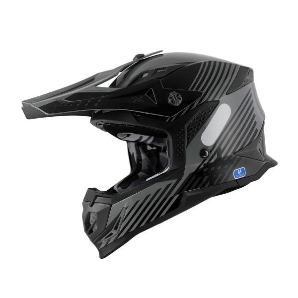 capacete mattos racing atomic cinza