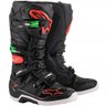 bota alpinestars tech 7 preto verde vermelho 45098