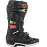 bota alpinestars tech 7 preto verde vermelho 54732