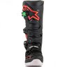 bota alpinestars tech 7 preto verde vermelho 58729