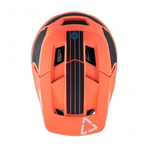 capacete leatt gravity 10 laranja cima