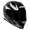 capacete axxis eagle power gloss blackgreywhite