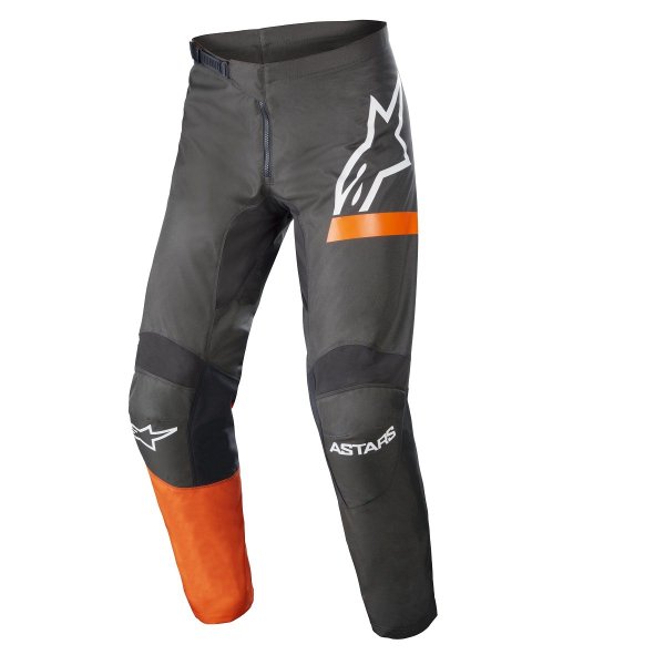 kit calca camisa alpinestars racer fluid 22 anthracite coral fluo moto braga 1