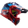 capacete ls2 mx437 fast xcode red blue interno