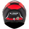 capacete ls2 ff320 stream edge preto vermelho fosco 5