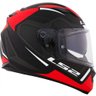 capacete ls2 ff320 stream edge preto vermelho fosco 3