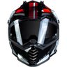 capacete ls2 mx436 pioneer evo adventurer preto branco m8