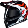 capacete ls2 mx436 pioneer evo adventurer preto branco m4