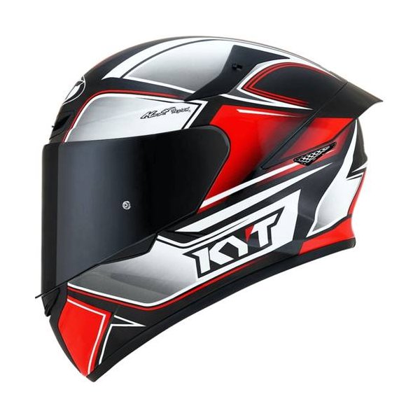 capacete kyt tt course tourist vermelho preto