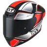 capacete kyt tt course tourist vermelho preto