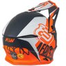 capacete asw fusion 20 dash laranja cinza 69972