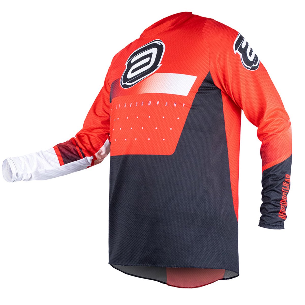 Vented Camisa Vermelho