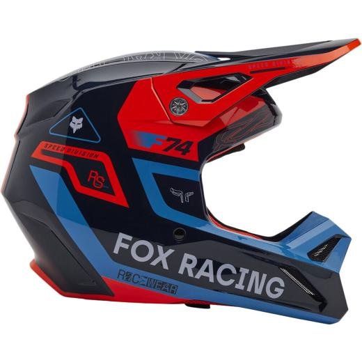 Capacete Fox V1 Race Spec 2025 Azul
