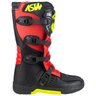 bota asw image enduro preto vermelho amarelo 85117